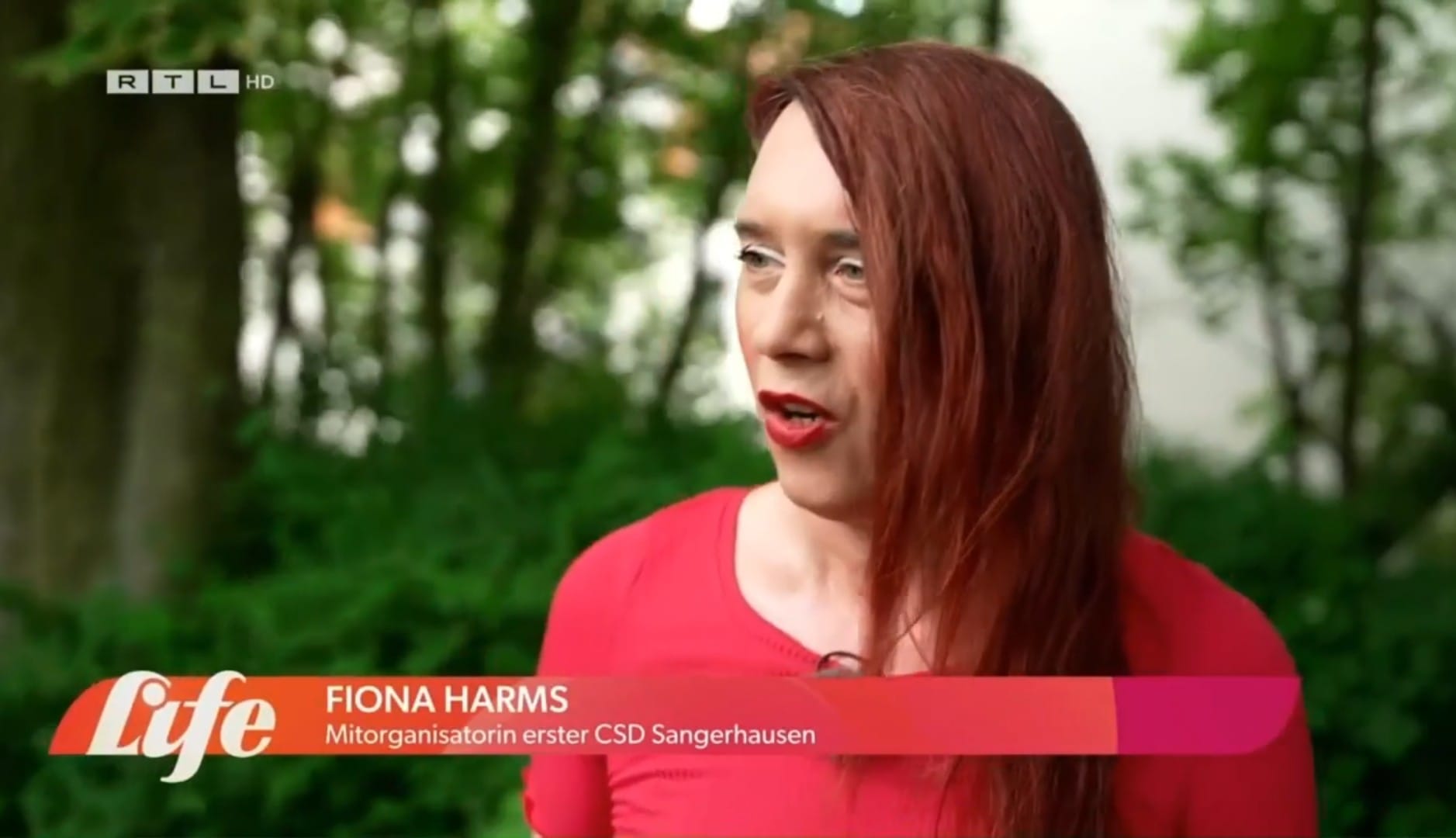 RTL Reportage am CSD mit Fiona Harms